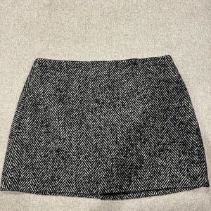Abercrombie & Fitch Herringbone Skort